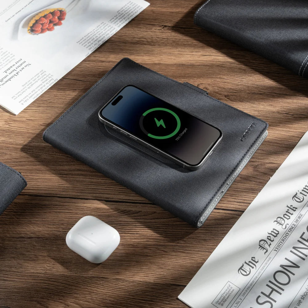 Delivers more than it costs Charging Notebook– Multi-Device Compatibility, Ideal for Corporate Events, Travel, Trade Shows