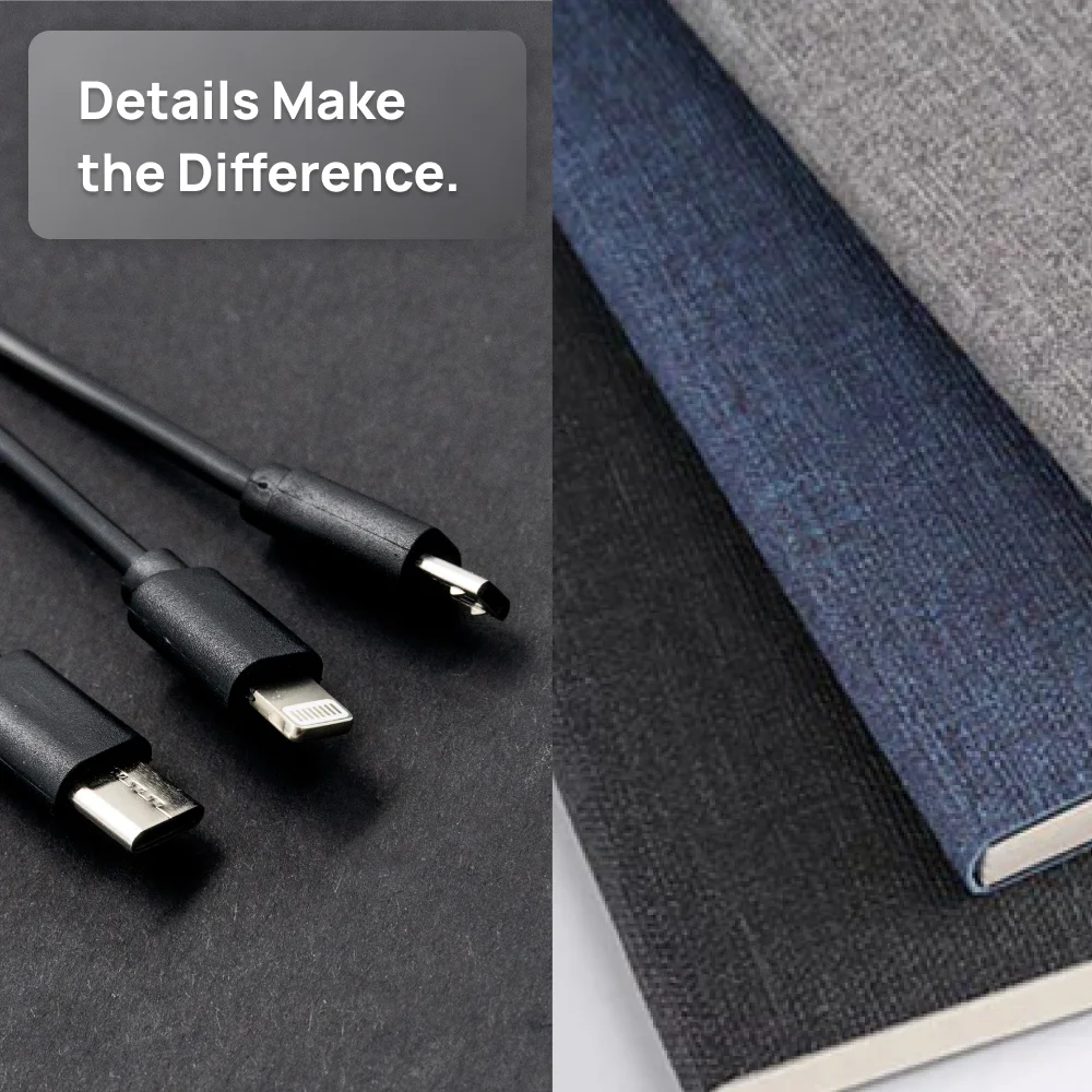 Delivers more than it costs Charging Notebook– Multi-Device Compatibility, Ideal for Corporate Events, Travel, Trade Shows